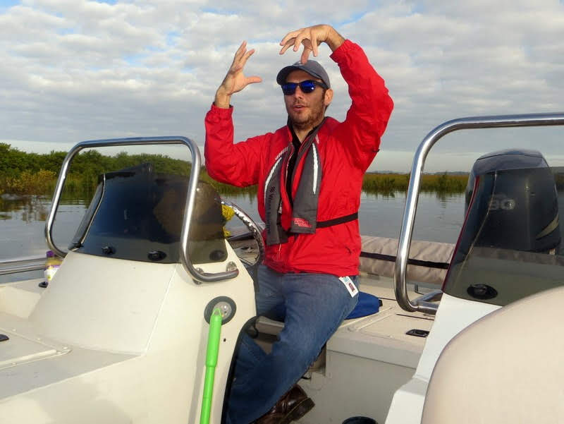 Image of Kenneth on a boat.