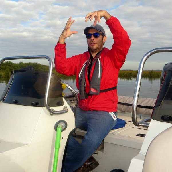 Image of Kenneth on a boat.