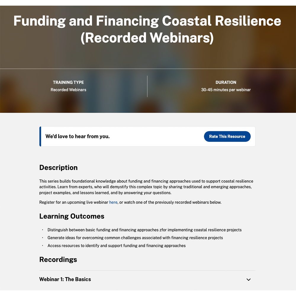 thumbnail of a screenshot of an online course