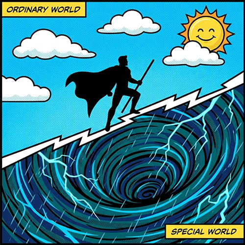 thumbnail of a screenshot of a the hero's journey