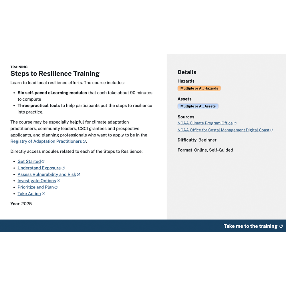 thumbnail of a screenshot of an online course